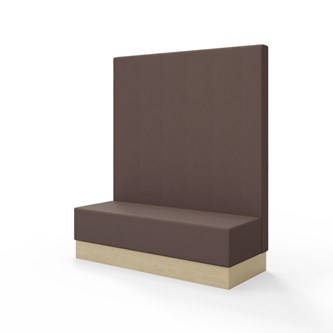 Modulsofa Snake 150 sokkel sh 43 høy rygg