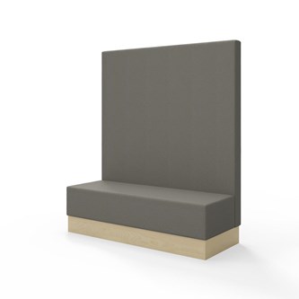 Modulsofa Snake 150 sokkel sh 43 høy rygg