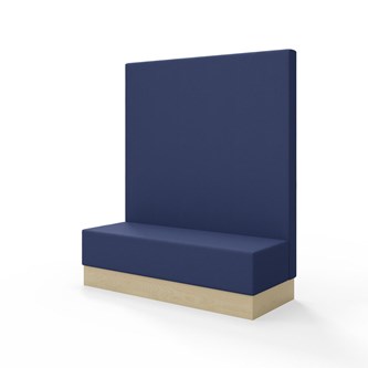 Modulsofa Snake 150 sokkel sh 43 høy rygg