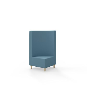 Modulsofa Snake hjørne 90° treben sh 37,5 medium rygg