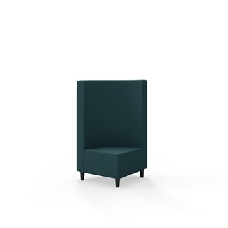 Modulsofa Snake hjørne 90° treben sh 37,5 medium rygg