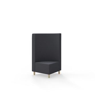 Modulsofa Snake hjørne 90° treben sh 37,5 medium rygg