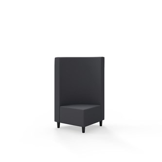 Modulsofa Snake hjørne 90° treben sh 37,5 medium rygg