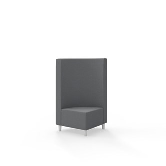 Modulsofa Snake hjørne 90° treben sh 37,5 medium rygg