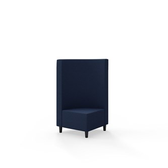 Modulsofa Snake hjørne 90° treben sh 37,5 medium rygg