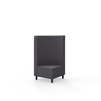 Modulsofa Snake hjørne 90° treben sh 37,5 medium rygg