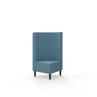 Modulsofa Snake hjørne 90° treben sh 43 medium rygg