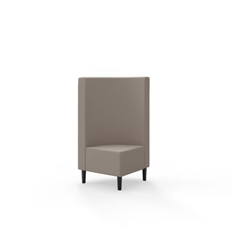 Modulsofa Snake hjørne 90° treben sh 43 medium rygg