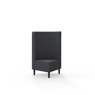 Modulsofa Snake hjørne 90° treben sh 43 medium rygg