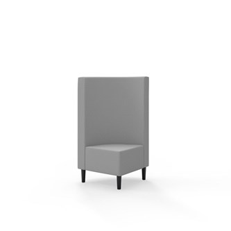 Modulsofa Snake hjørne 90° treben sh 43 medium rygg