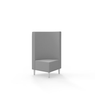 Modulsofa Snake hjørne 90° treben sh 43 medium rygg