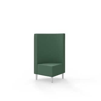 Modulsofa Snake hjørne 90° treben sh 43 medium rygg