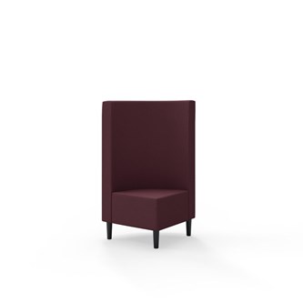 Modulsofa Snake hjørne 90° treben sh 43 medium rygg