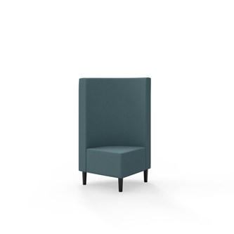 Modulsofa Snake hjørne 90° treben sh 43 medium rygg