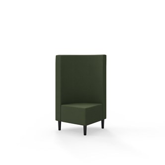 Modulsofa Snake hjørne 90° treben sh 43 medium rygg