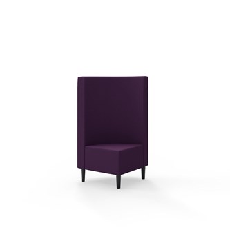 Modulsofa Snake hjørne 90° treben sh 43 medium rygg