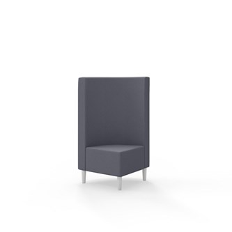 Modulsofa Snake hjørne 90° treben sh 43 medium rygg