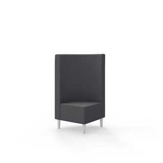 Modulsofa Snake hjørne 90° treben sh 43 medium rygg