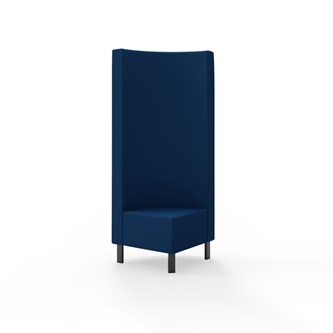 Modulsofa Snake hjørne 90° metallben sh 43 høy rygg