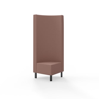 Modulsofa Snake hjørne 90° metallben sh 43 høy rygg