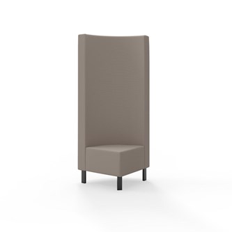 Modulsofa Snake hjørne 90° metallben sh 43 høy rygg
