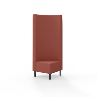 Modulsofa Snake hjørne 90° metallben sh 43 høy rygg