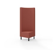 Modulsofa Snake hjørne 90° metallben sh 43 høy rygg