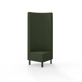 Modulsofa Snake hjørne 90° metallben sh 43 høy rygg