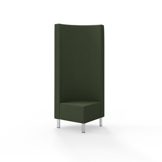 Modulsofa Snake hjørne 90° metallben sh 43 høy rygg