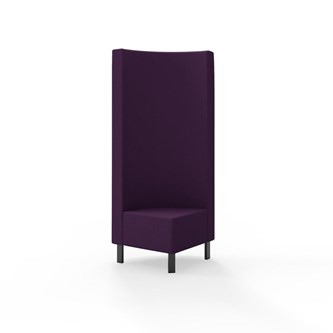 Modulsofa Snake hjørne 90° metallben sh 43 høy rygg