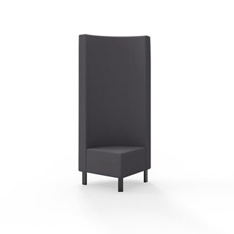 Modulsofa Snake hjørne 90° metallben sh 43 høy rygg