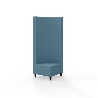 Modulsofa Snake hjørne 90° treben sh 37,5 høy rygg