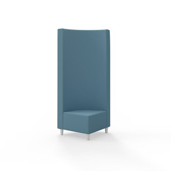 Modulsofa Snake hjørne 90° treben sh 37,5 høy rygg