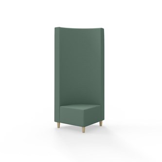 Modulsofa Snake hjørne 90° treben sh 37,5 høy rygg