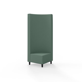 Modulsofa Snake hjørne 90° treben sh 37,5 høy rygg