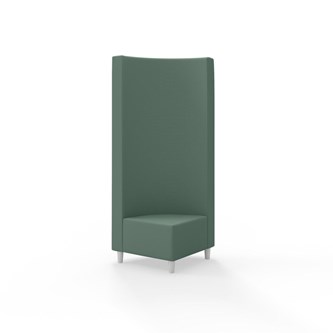 Modulsofa Snake hjørne 90° treben sh 37,5 høy rygg