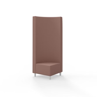 Modulsofa Snake hjørne 90° treben sh 37,5 høy rygg