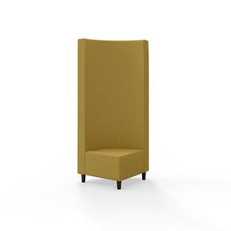 Modulsofa Snake hjørne 90° treben sh 37,5 høy rygg