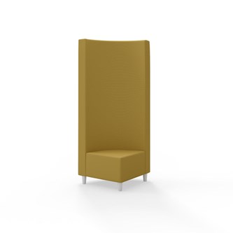 Modulsofa Snake hjørne 90° treben sh 37,5 høy rygg