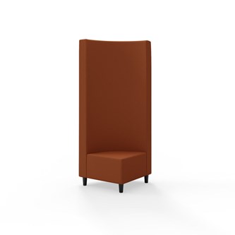 Modulsofa Snake hjørne 90° treben sh 37,5 høy rygg