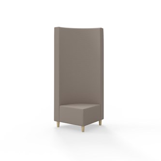 Modulsofa Snake hjørne 90° treben sh 37,5 høy rygg