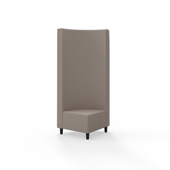 Modulsofa Snake hjørne 90° treben sh 37,5 høy rygg