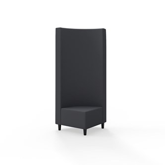 Modulsofa Snake hjørne 90° treben sh 37,5 høy rygg