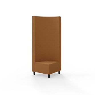 Modulsofa Snake hjørne 90° treben sh 37,5 høy rygg