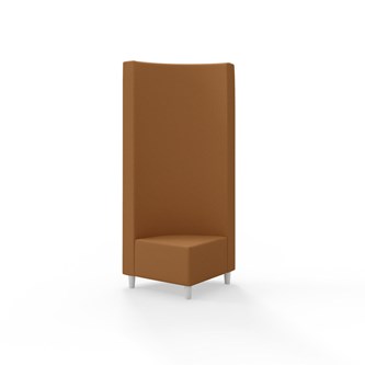 Modulsofa Snake hjørne 90° treben sh 37,5 høy rygg