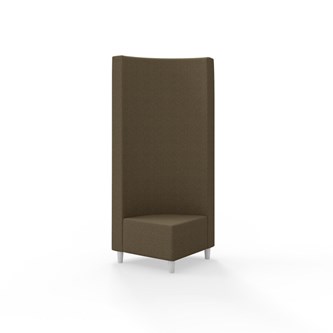 Modulsofa Snake hjørne 90° treben sh 37,5 høy rygg