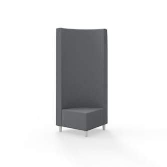 Modulsofa Snake hjørne 90° treben sh 37,5 høy rygg