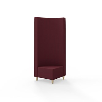 Modulsofa Snake hjørne 90° treben sh 37,5 høy rygg