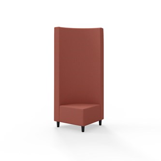 Modulsofa Snake hjørne 90° treben sh 37,5 høy rygg