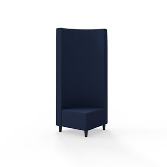 Modulsofa Snake hjørne 90° treben sh 37,5 høy rygg